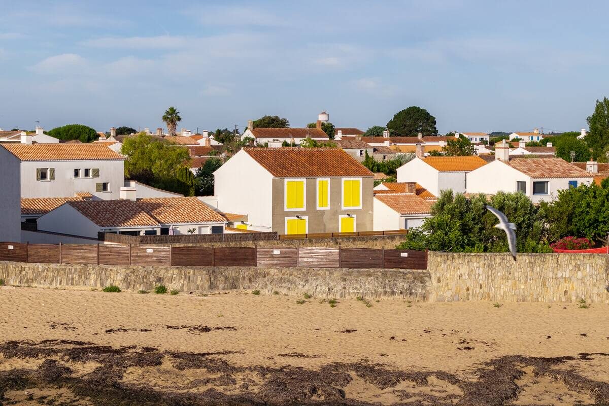 Beach and village