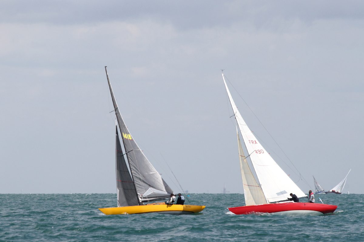 Classic yacht racing in Noirmoutier bay